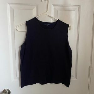Lands End Navy Vest